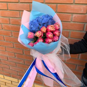 Букет "Blue Hydrangea"