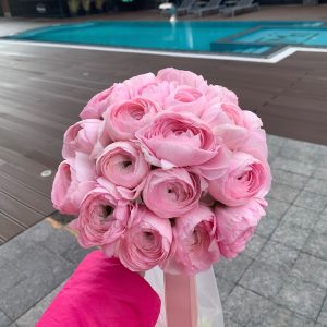 Букет невесты “Pink Ranunculus”
