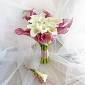 Букет невесты “Pink Calla”