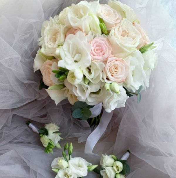 Букет невесты "Powder"