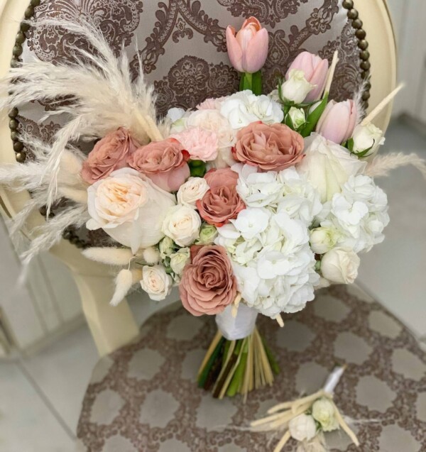 Букет невесты "Incredible toffee"